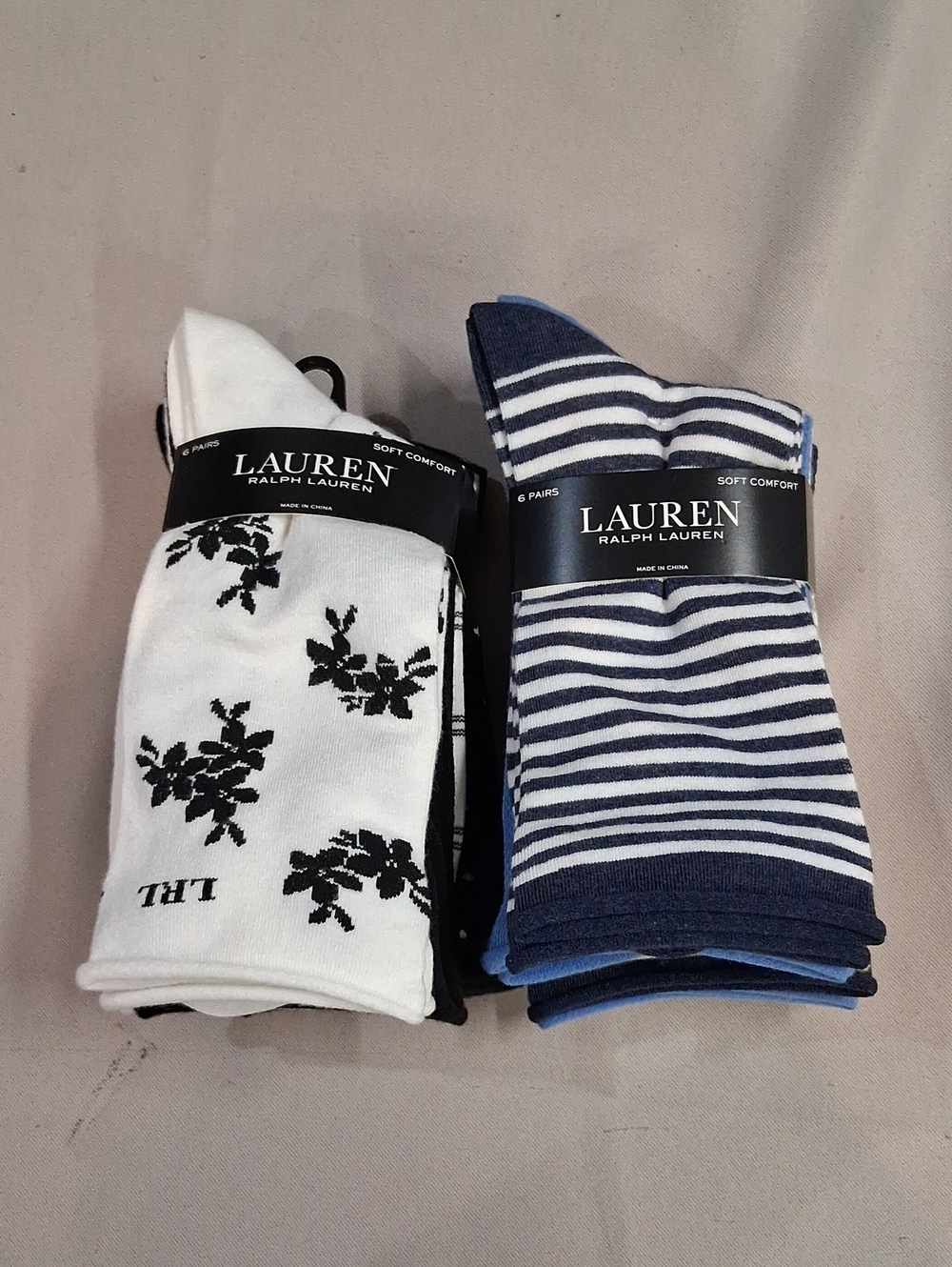 Lauren Ralph Lauren Women's 2-Pack Socks - 6 Pairs Each